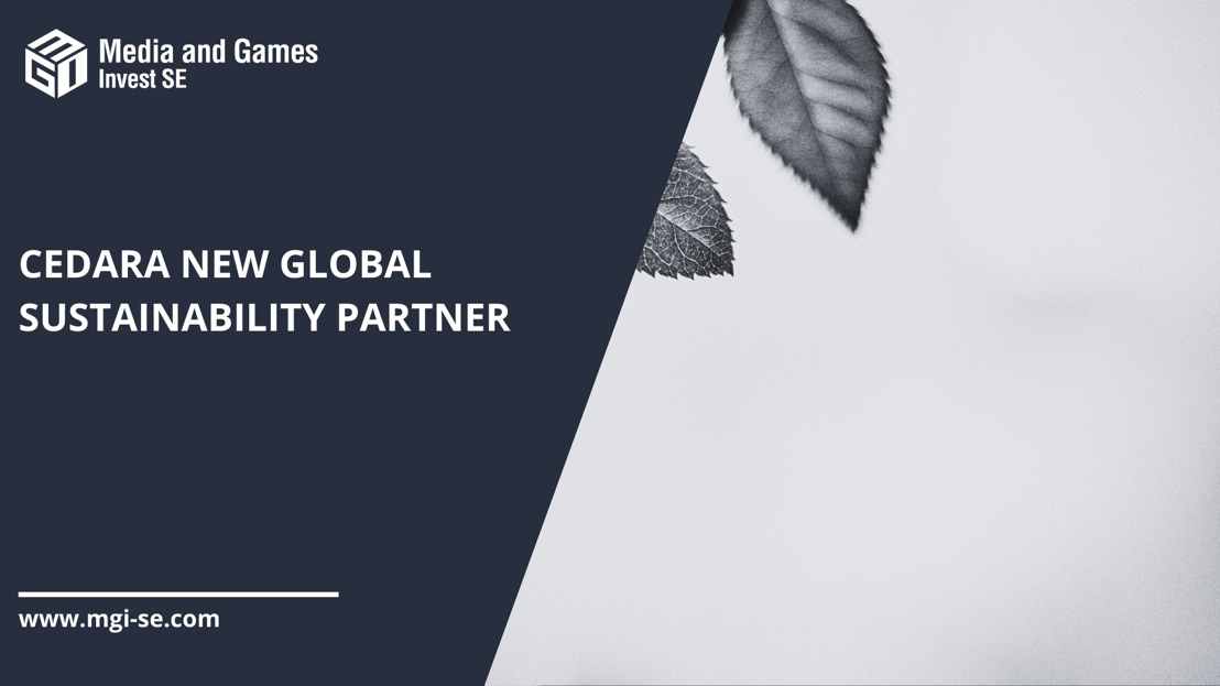 MGI - Media and Games Invest SE Selects Cedara as its Global Sustainability Partner