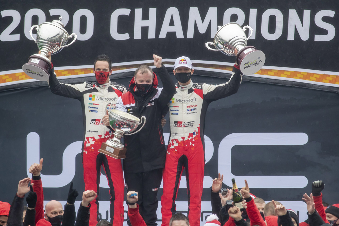 Ogier and Ingrassia become seven-time world champions with TOYOTA GAZOO Racing