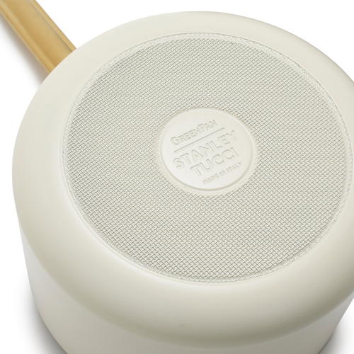 GreenPan™ Stanley Tucci™ Ceramic Nonstick 20cm/3.78L Saucepan with Lid, Carrara White - €189 GreenPan™ Stanley Tucci™ Ceramic Nonstick 20cm/3.78L Saucepan with Lid, Carrara White - €189
