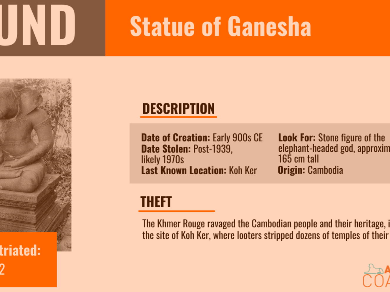 Antiquities Coalition Celebrates the Return of Looted Cambodian Masterpieces