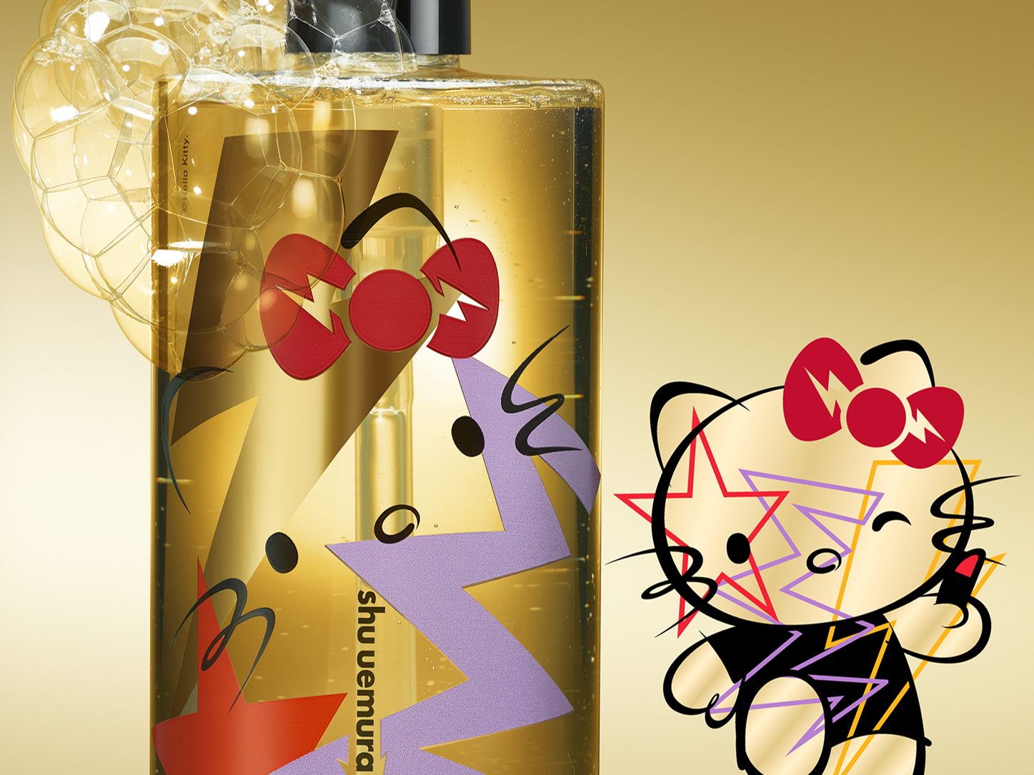 rock je feestdagen met de shu uemura art of hair x HELLO KITTY limited edition