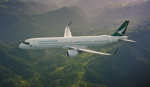  The Cathay Group continues to invest in the Hong Kong international aviation hub with intention to purchase up to 
32 new single-aisle Airbus aircraft