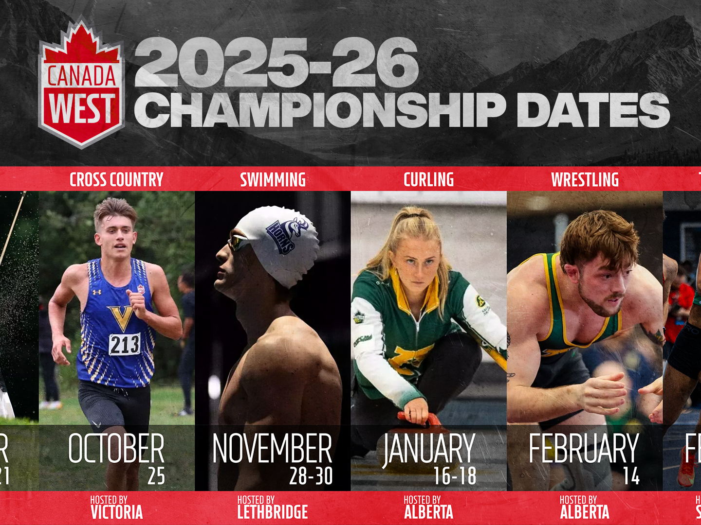 Canada West Announces 2025-26 Championship Sport Hosts 