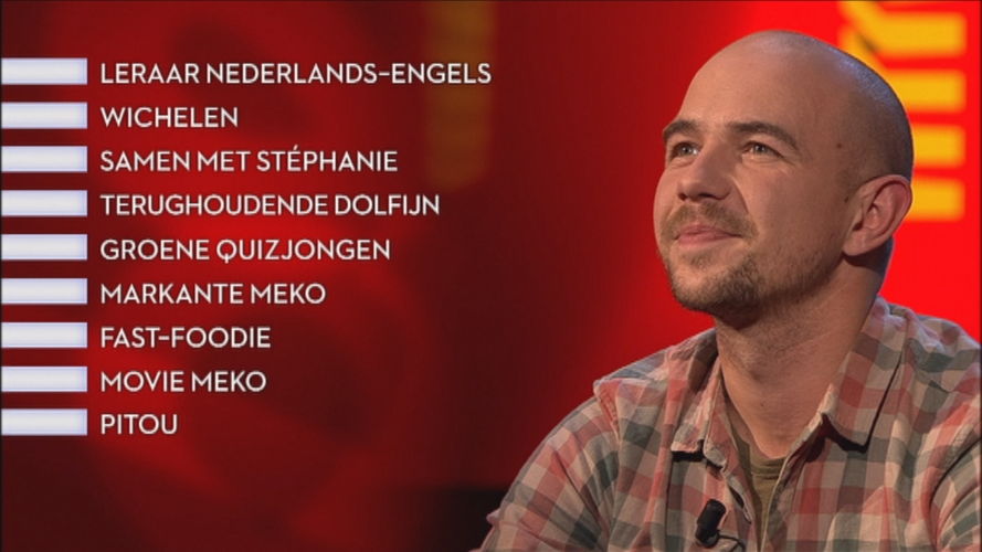 Meko Lafertin met zijn profiellijstje - (c) VRT