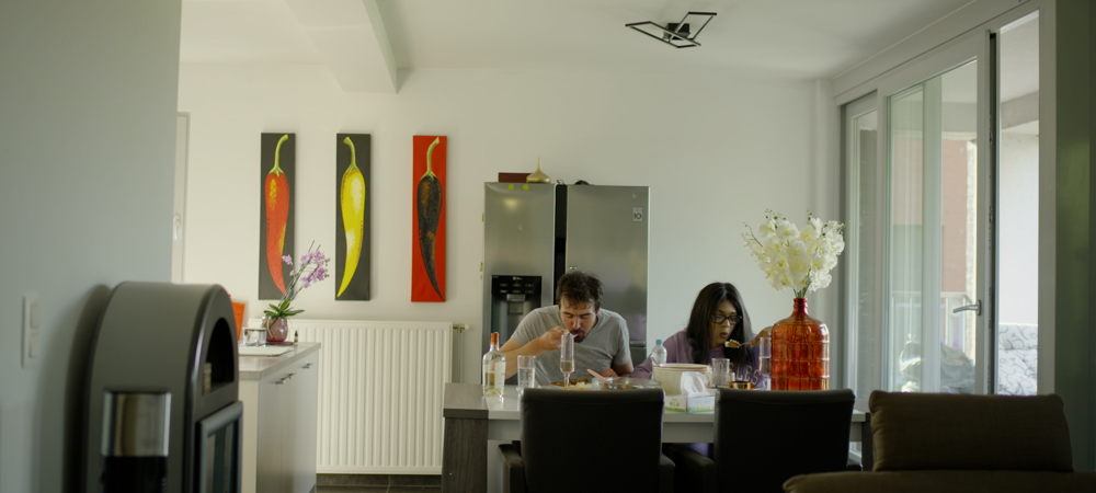 Noa en Joris aan tafel