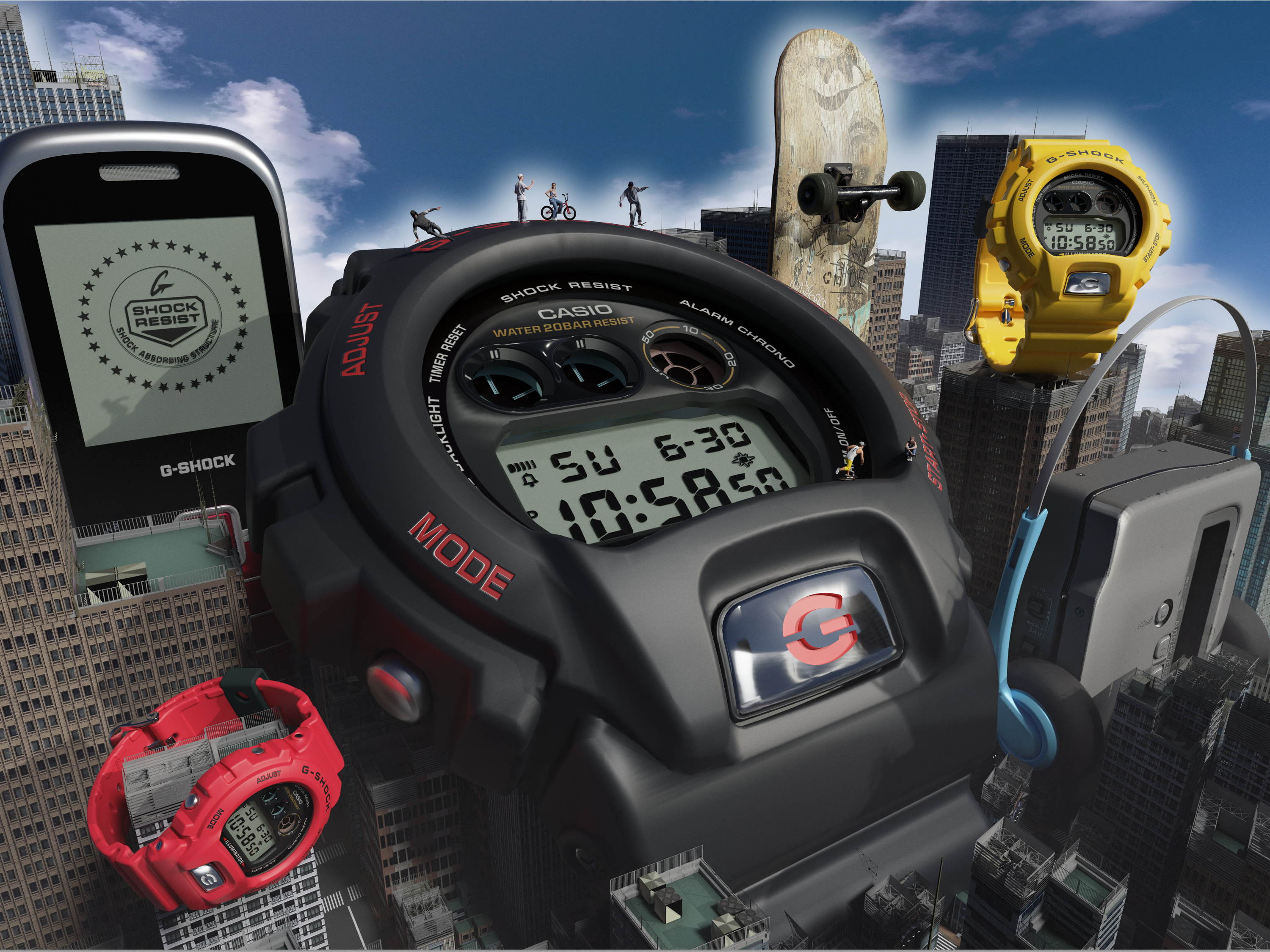 G-SHOCK celebra los 30 años de su modelo icónico DW-6900 con una edición conmemorativa 