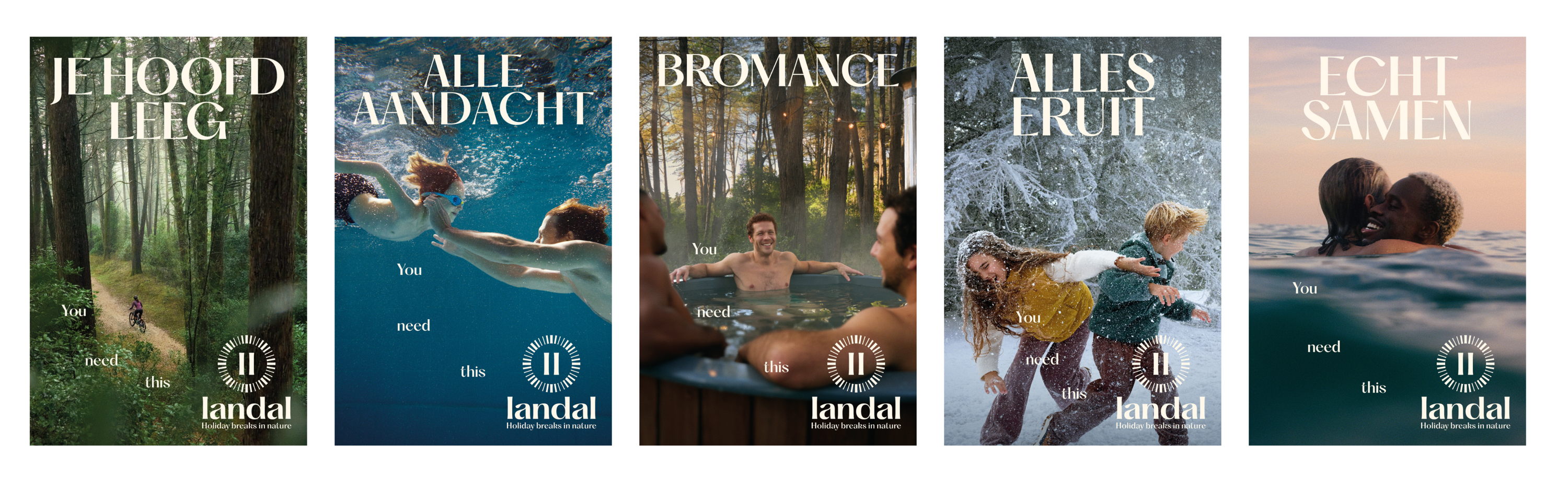 Landal introduces its new brand with a large-scale campaign 
