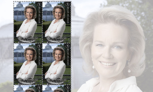 Un timbre unique pour les 50 ans de Sa Majesté la Reine