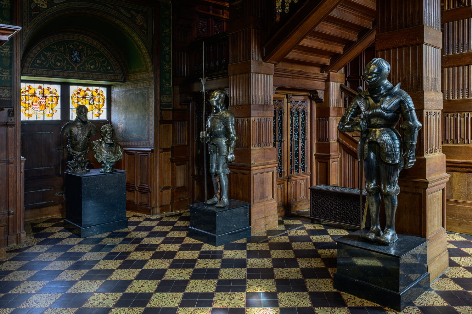 Zaal van de wacht, Kasteel van Gaasbeek, foto Jo Exelmans