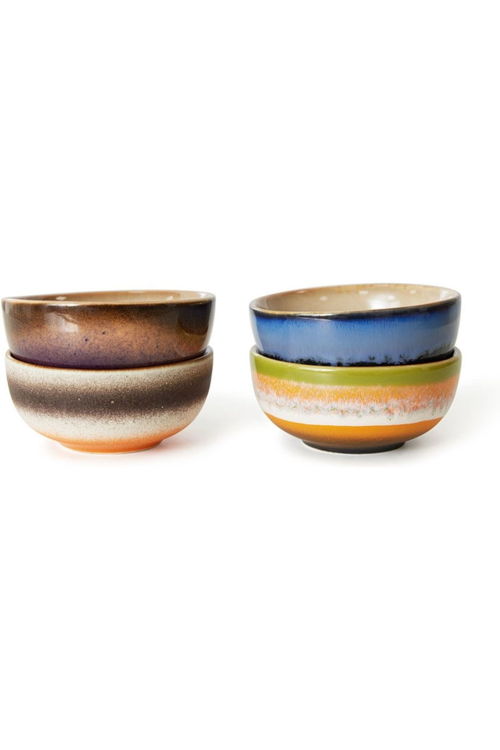 JUTTU_SS24_HKLiving_Servies 70S Ceramics Xs Bowls Sierra (Set Of 4)_JUTTU_€22,95