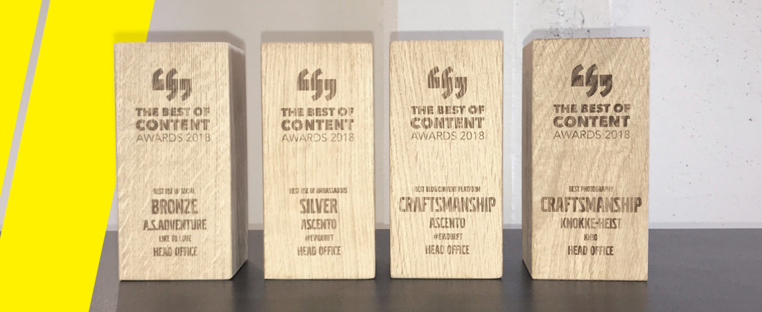 Four in a row for Head Office at the Best of Content Awards