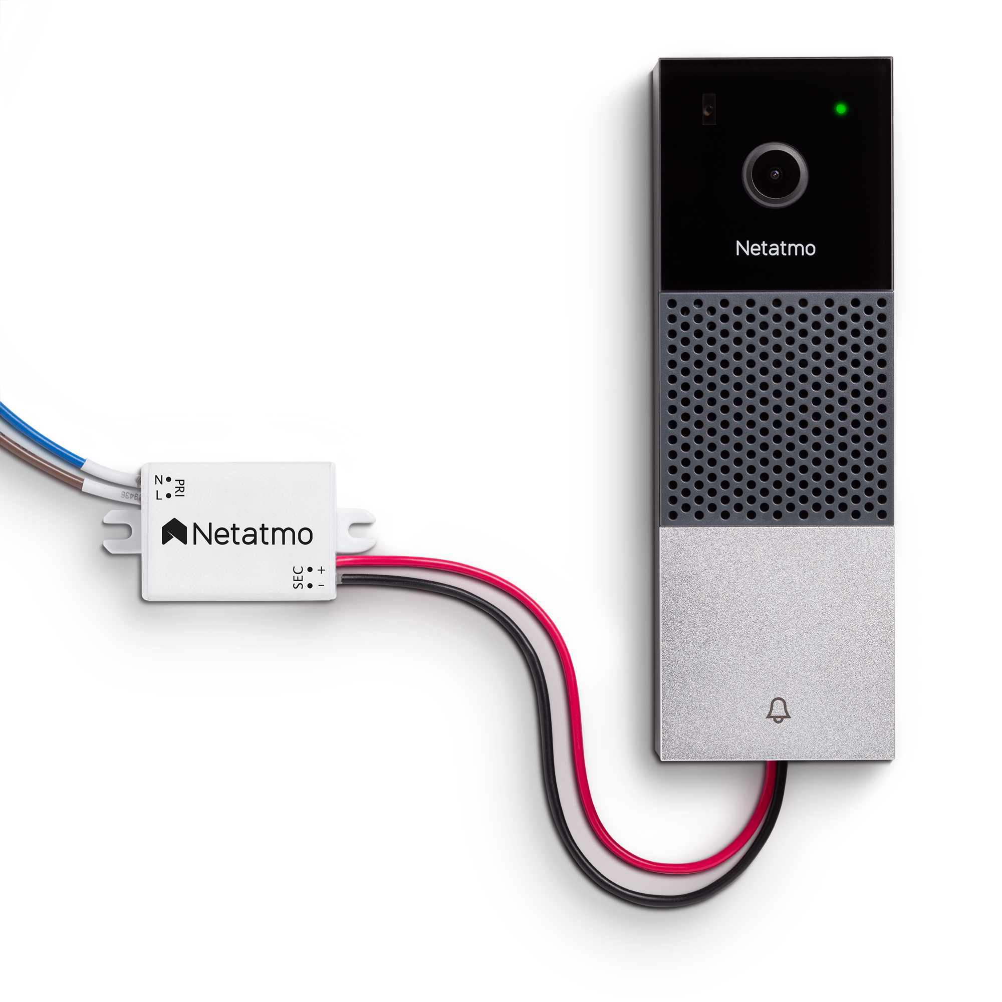 Netatmo - Sonnette Vidéo Intelligente WiFi compatible Apple Maison  (HomeKit),  Alexa et Google Home 