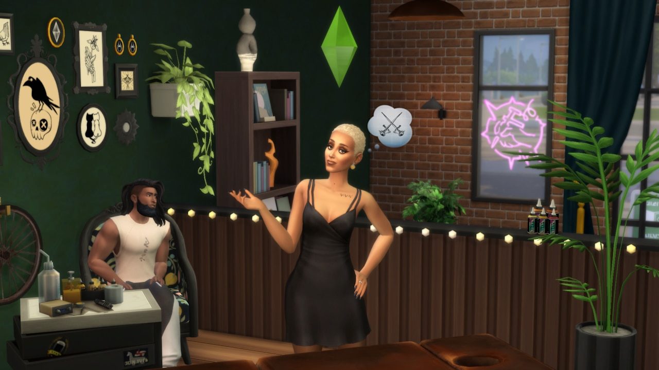 Les tatouages inspirés par Doja Cat sont désormais disponibles dans Les Sims 4