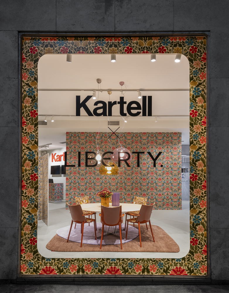 Kartell x Liberty at Kartell Milano Flagship, Milan Design Week 2024 | www.libertylondon.com
