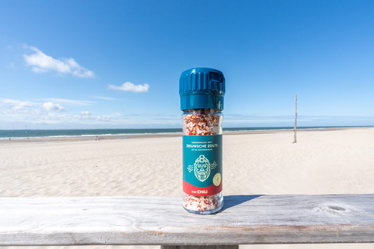 Zeeuwsche Zoute Chili Molen op het Strand (© Zeeuwsche Zoute)
