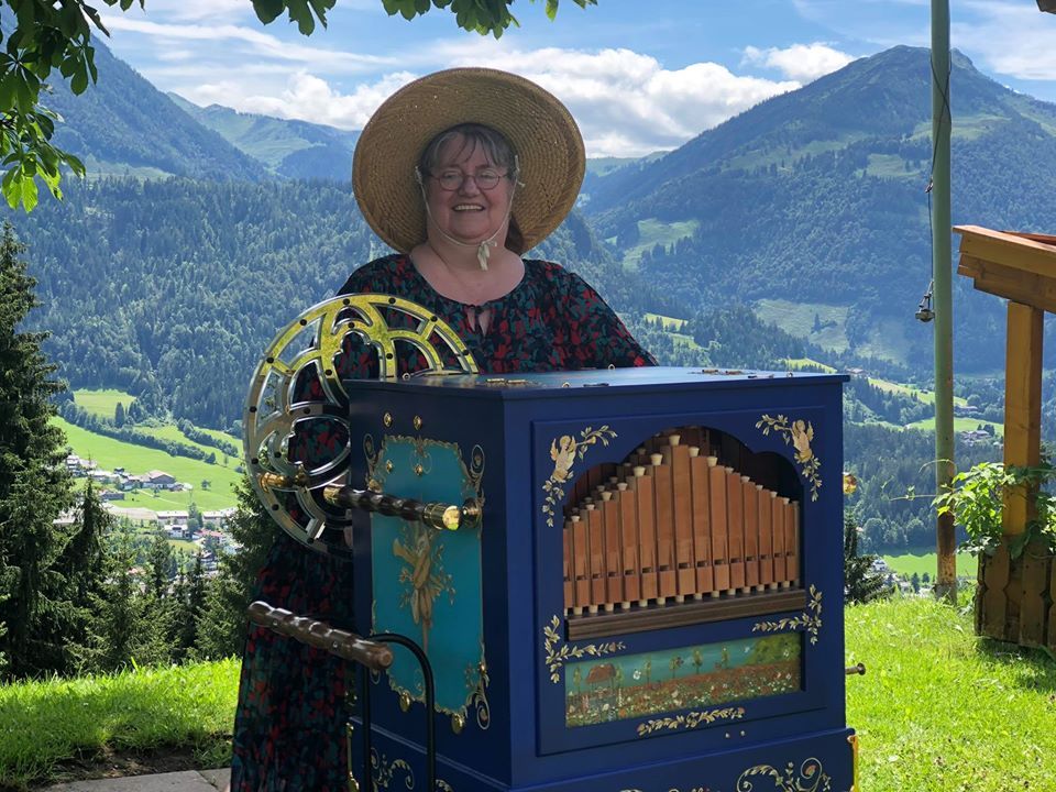 Vera Steenput, uittredend Belgisch Kampioen Orgeldraaien