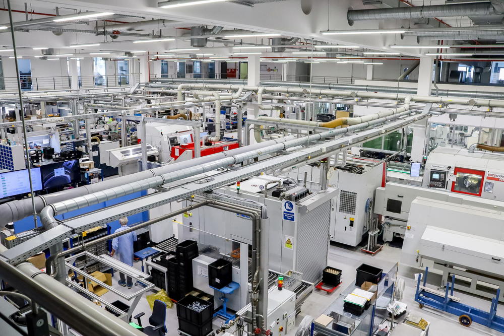 Sennheiser production in Wedemark, Germany