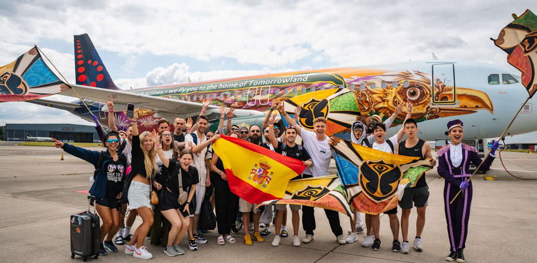 Brussels Airlines brings more than 10,000 festivalgoers to magical Tomorrowland