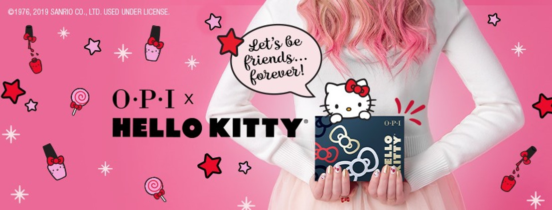 Hello Kitty y OPI se vuelven a unir en una colección de esmaltes increíbles para celebrar los 45 años de Hello Kitty