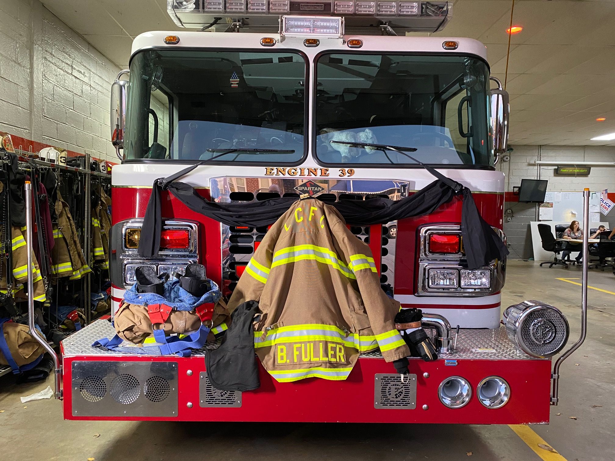Lower Chichester was able to replace 10 sets of firefighting gear with the grant