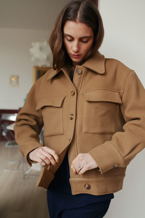 Mardi editions - SS23 - Veste Lelia Laine cachemire Cannelle (420€) (4)
