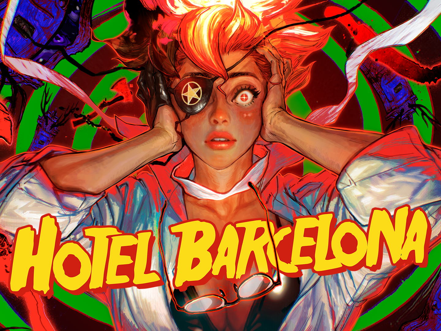 SWERY and SUDA51's slasher fever dream HOTEL BARCELONA reveals new gameplay trailer