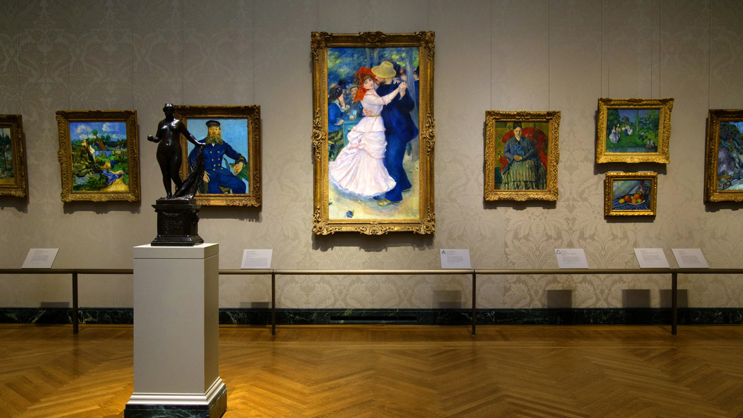 The Renoir gallery at Boston Museum of Fine Arts, Boston, MA