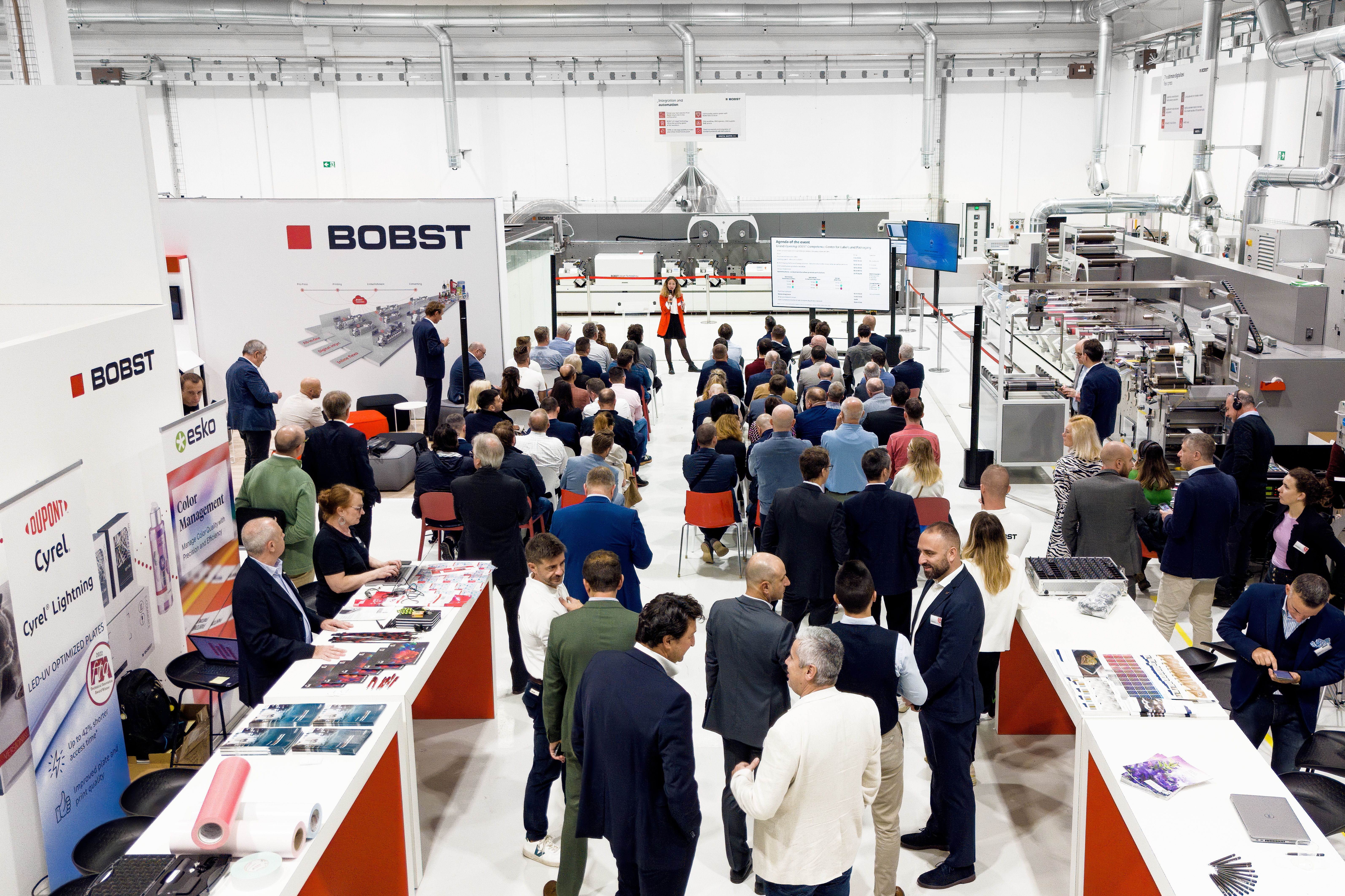 Grand Opening of the BOBST Labels & Flexible Packaging Competence Center in Florence, Italy