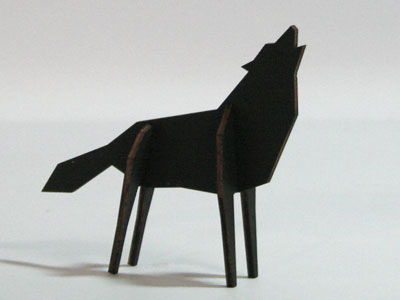 Atelier Pierre Nordic puzzel Wolf Large Black €33,75