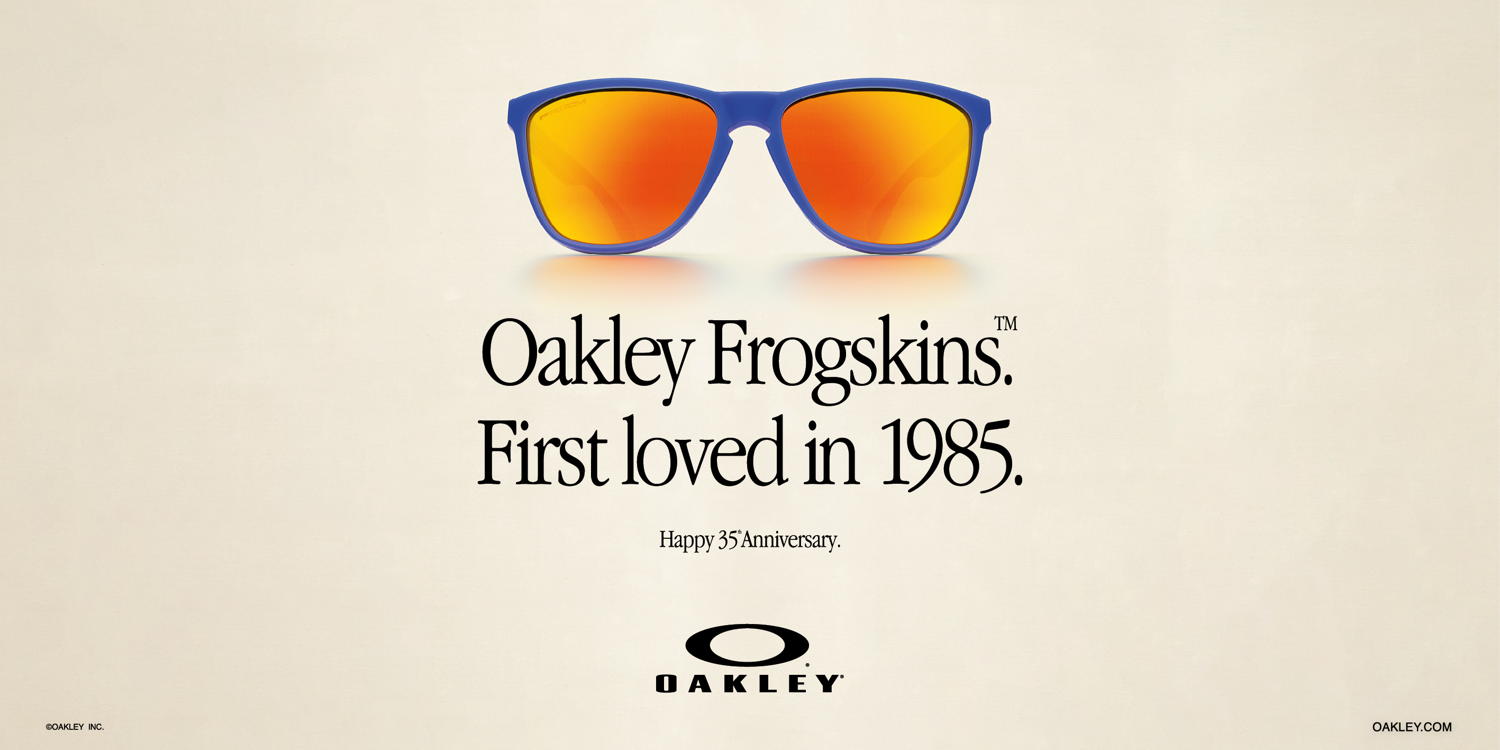 OAKLEY FROGSKINS 35TH ANNIVERSARY - CAMPAIGN IMAGE (1)
