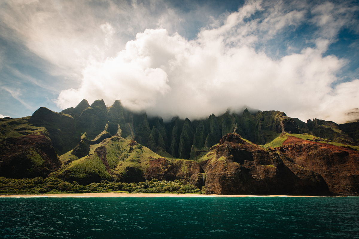 Las exóticas playas de Hawái son el lugar indicado para vivir el romance. 