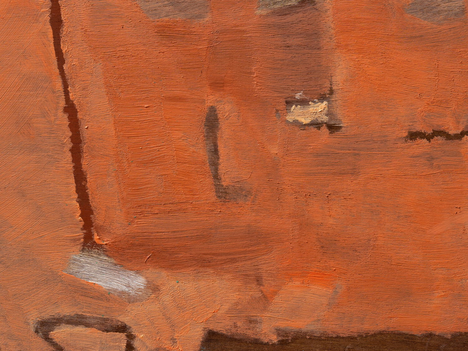 Libasse Ka, Souvenir de Matam, 2022. Acrylic and oil on wood, 17 x 24 x 0.3 cm. © Libasse Ka 2024, Collectie Vlaamse Gemeenschap / S.M.A.K.