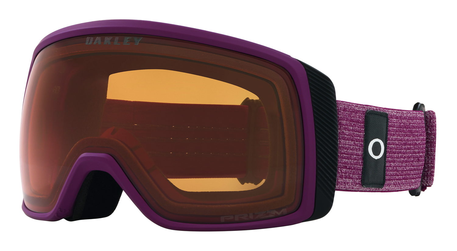 OAKLEY FLIGHT TRACKER XS HEATHERED GRENACHE BLACK WITH PRIZM PERSIMMON