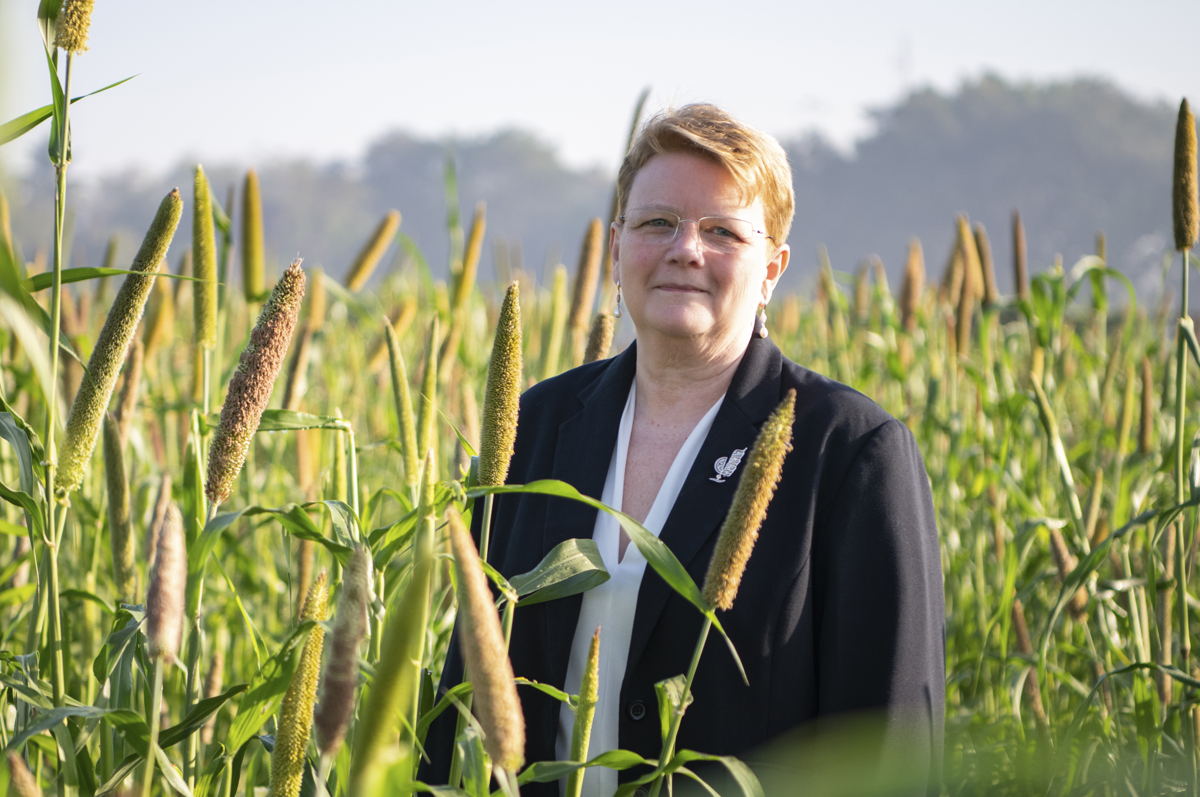 Director General of ICRISAT Dr Jacqueline Hughes