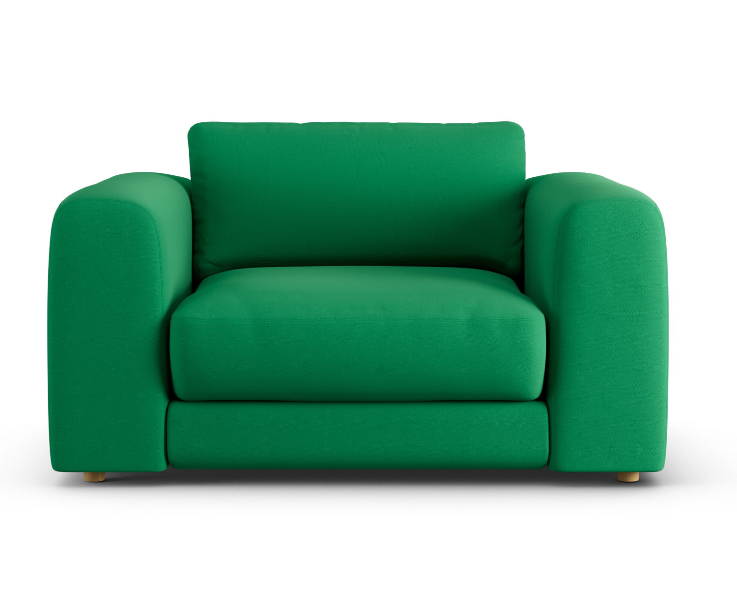Habitat AYR Cuddle Chair Aquaclean Chenille Emerald Green, 7225606