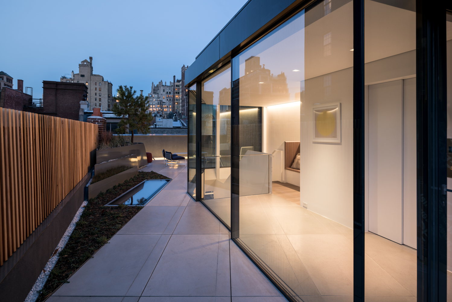 View of rooftop. Photo by Alan Tansey.