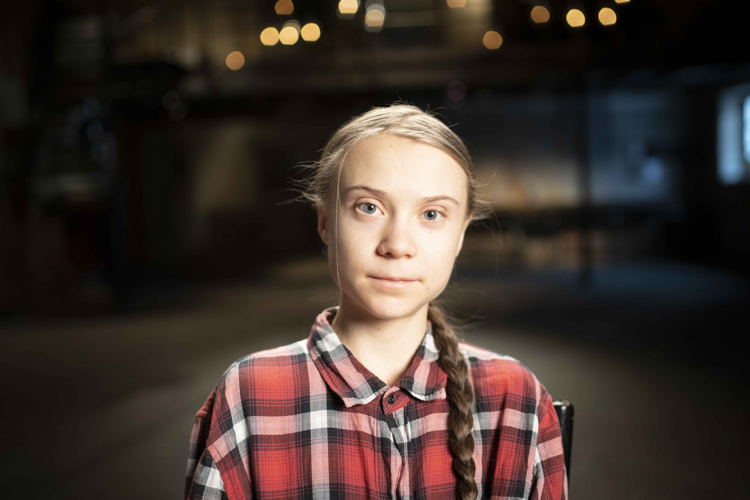 Greta Thunberg (c) BBC