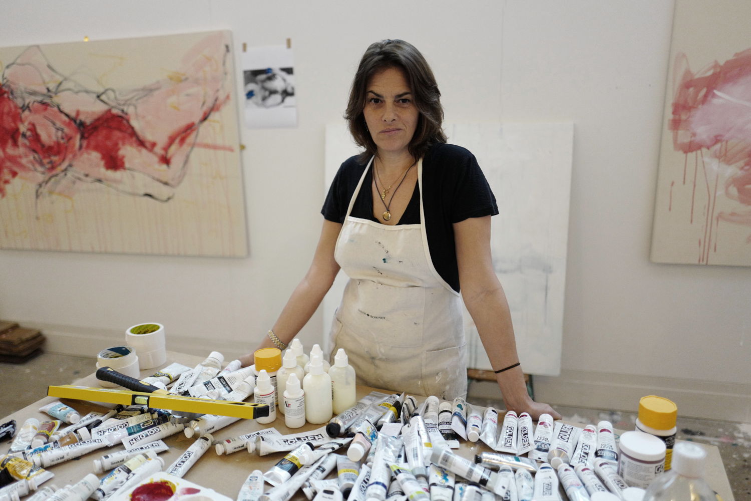 Richard Young, Tracey Emin in her Studio, London, January 2016