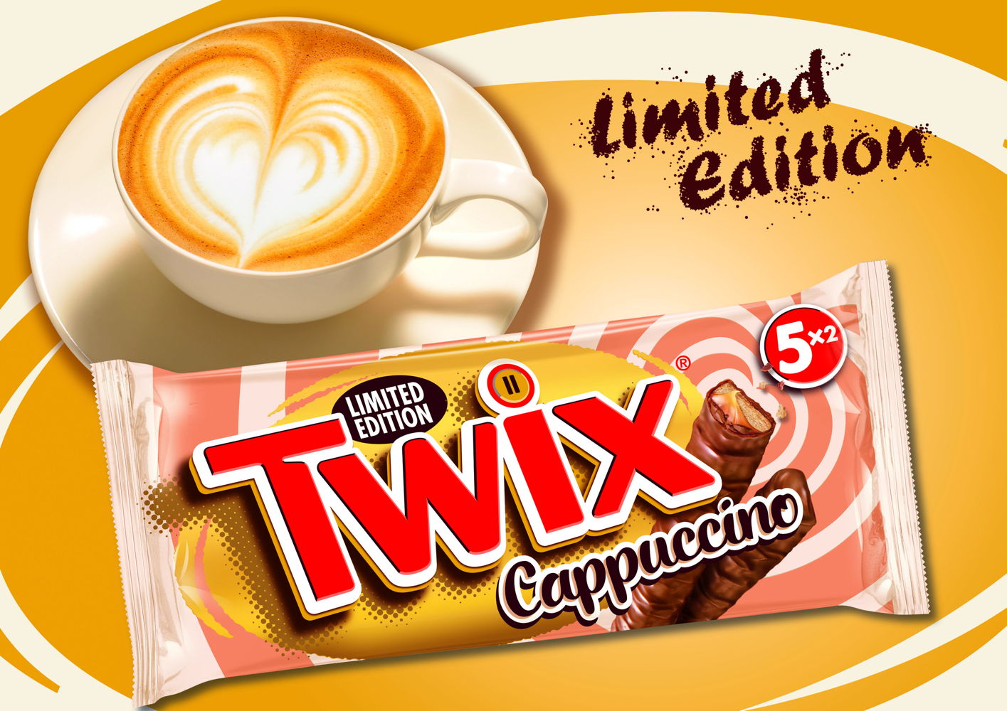 Twix Cappuccino 5 pack