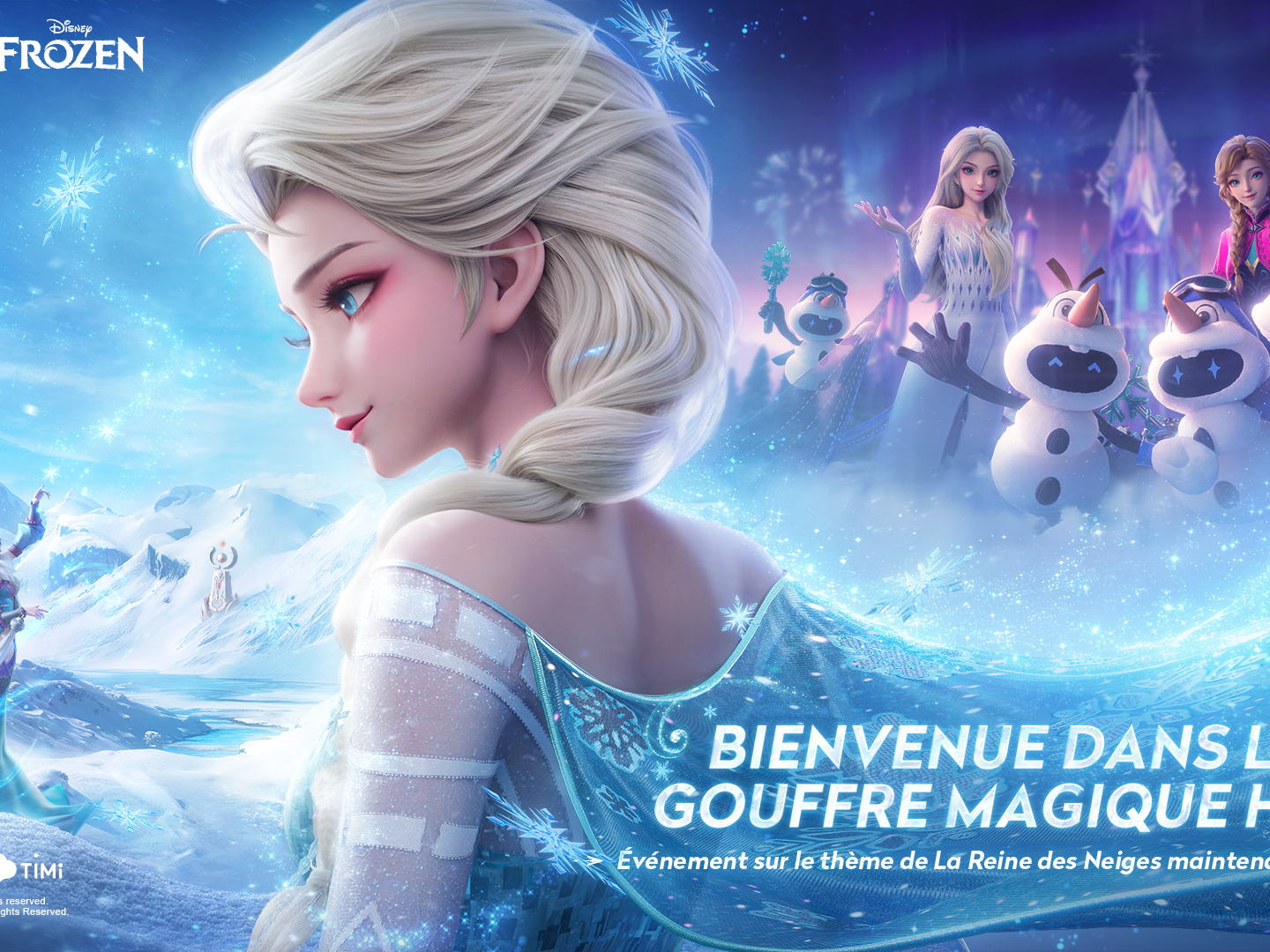 Le monde enchanté de La Reine des Neiges de Disney s’invite dans Honor of Kings avec de nouveaux objets cosmétiques