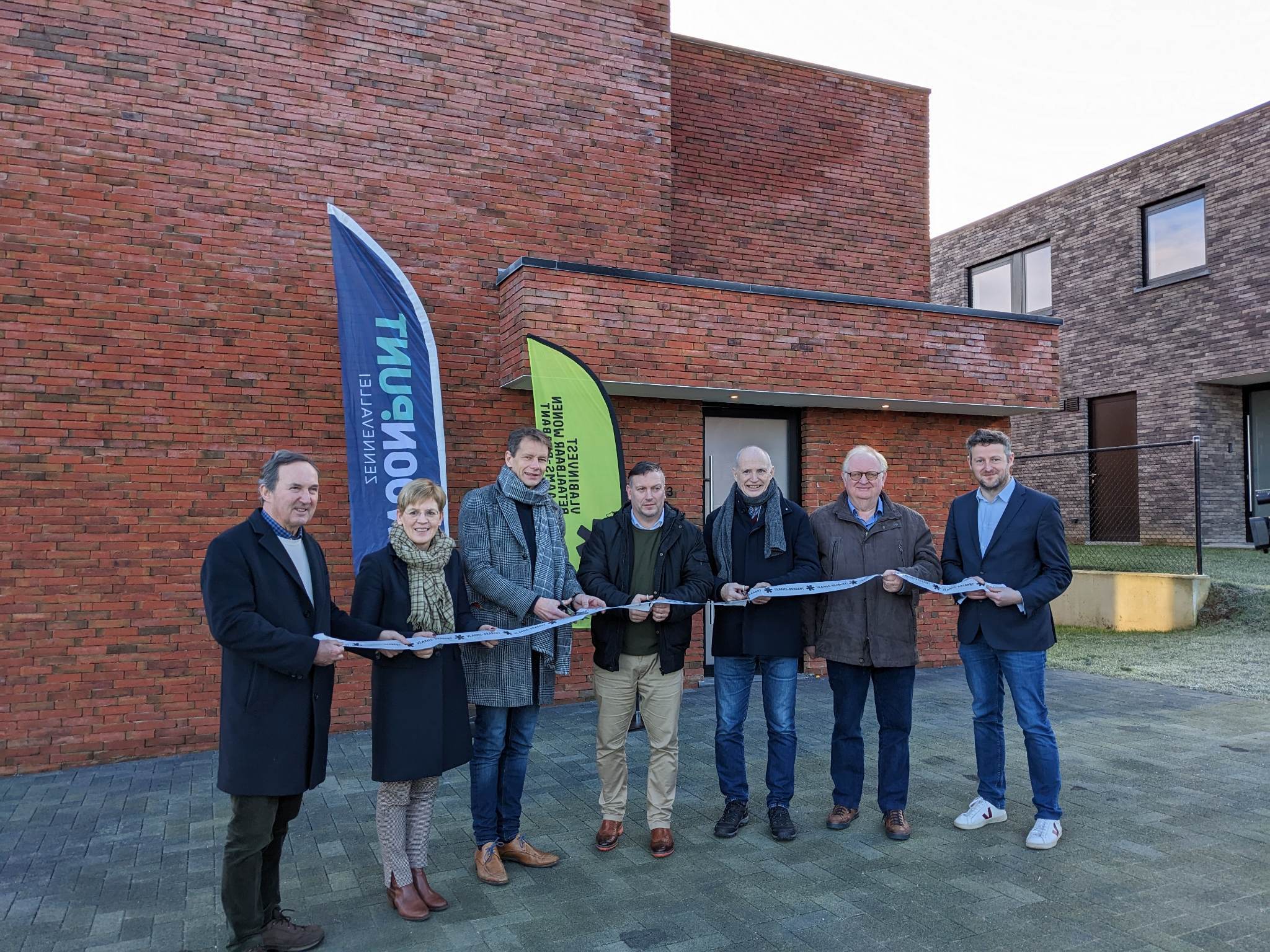 Op 18 januari werd het nieuwbouwproject 'Vroenenbos' in Dworp officieel ingehuldigd