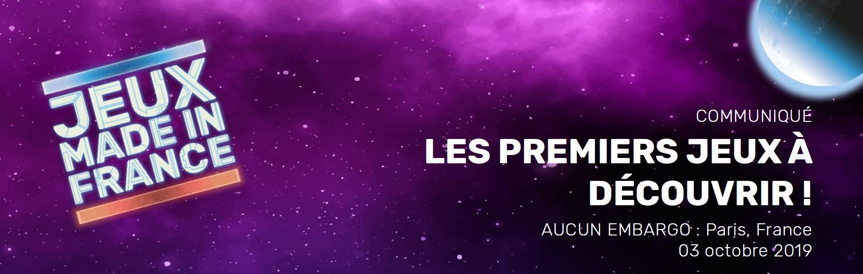 LES PREMIERS JEUX À DÉCOUVRIR !