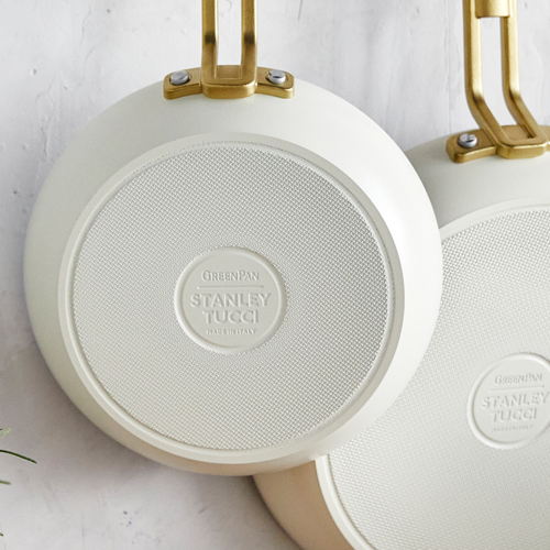 GreenPan™ Stanley Tucci™ Ceramic Nonstick Frypans, Set of 2, Carrara White - €199 GreenPan™ Stanley Tucci™ Ceramic Nonstick Frypans, Set of 2, Carrara White - €199