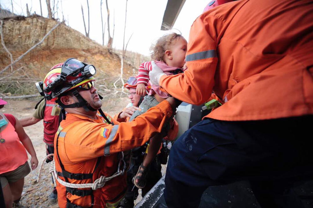 Amidst dire circumstances, a family in Dominica is assisted with emergency evacuation to a safe location.