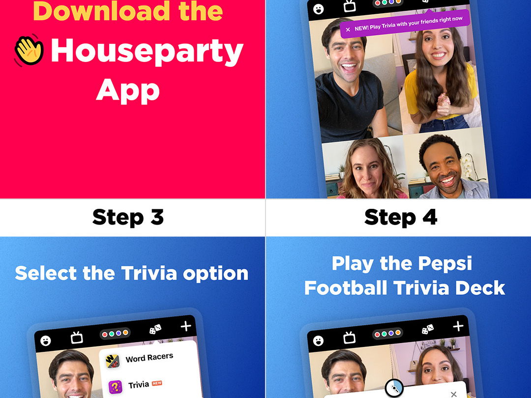 PEPSI® SE ASOCIA CON HOUSEPARTY PARA PRESENTAR LA TRIVIA DEFINITIVA BASADA EN LA UEFA CHAMPIONS LEAGUE