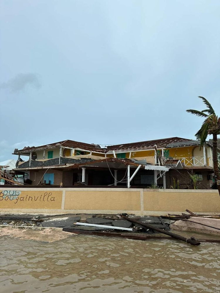 Captured Images from Hurricane Beryl. All Rights to the Owner.