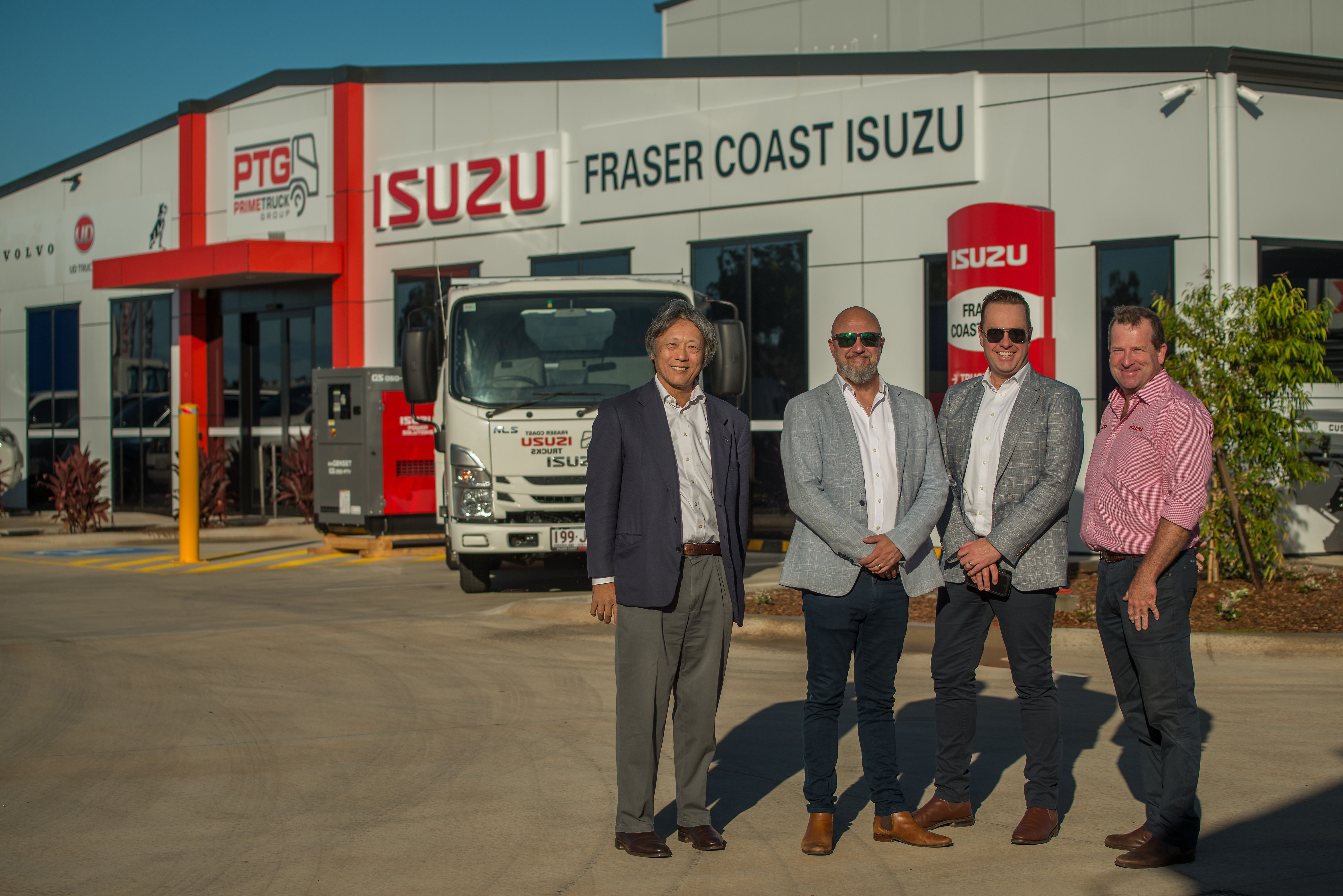 From left to right: IAL Managing Director & CEO Mr Takeo Shindo, IAL Head of Supply Chain Daniel Ciantar, IAL Director & Chief of Sales & Aftersales Ben Lasry, Prime Truck Group Dealer Principal Russell Edwards From left to right: IAL Managing Director & CEO Mr Takeo Shindo, IAL Head of Supply Chain Daniel Ciantar, IAL Director & Chief of Sales & Aftersales Ben Lasry, Prime Truck Group Dealer Principal Russell Edwards