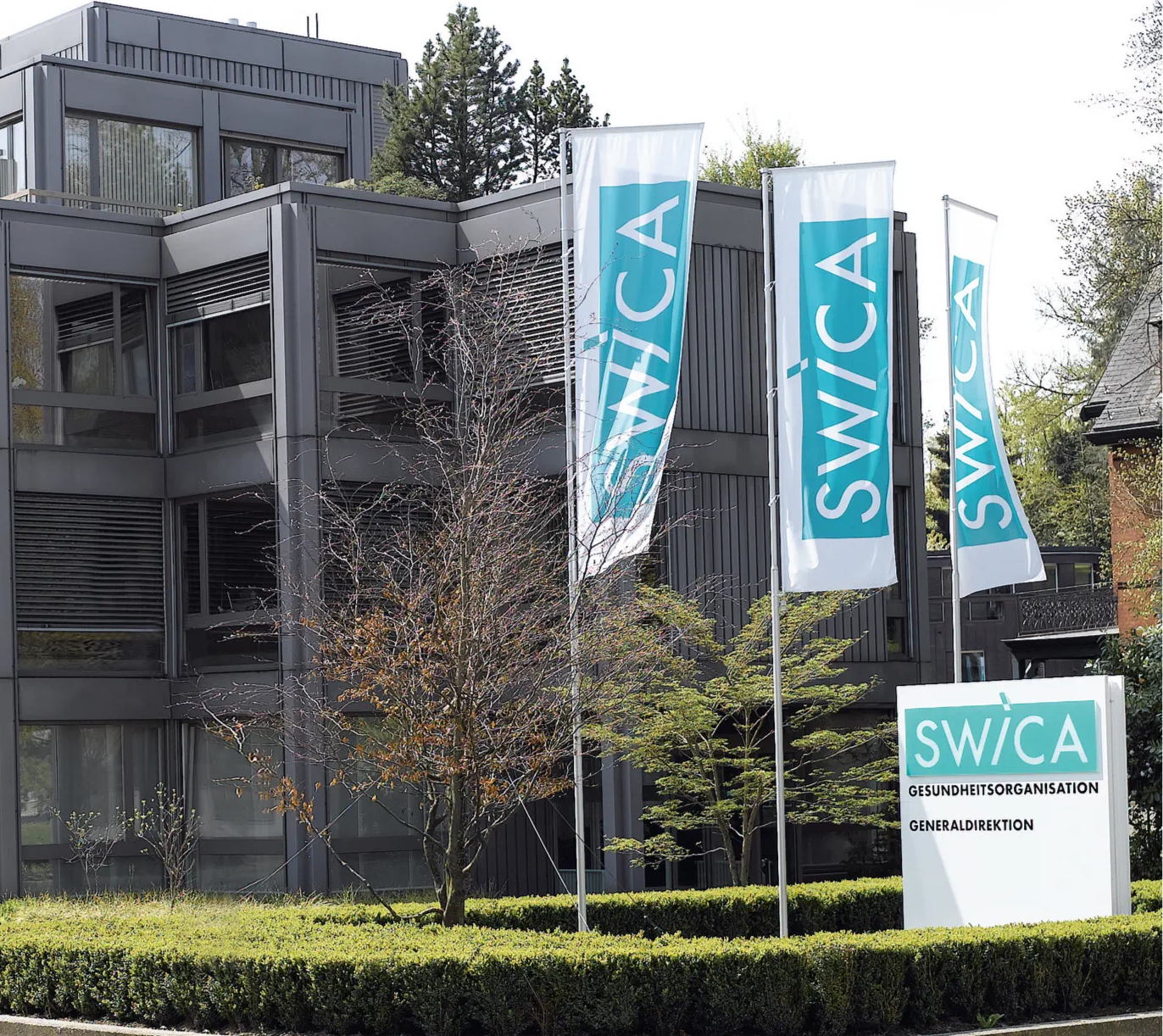Der SWICA-Hauptsitz in Winterthur. Der SWICA-Hauptsitz in Winterthur.