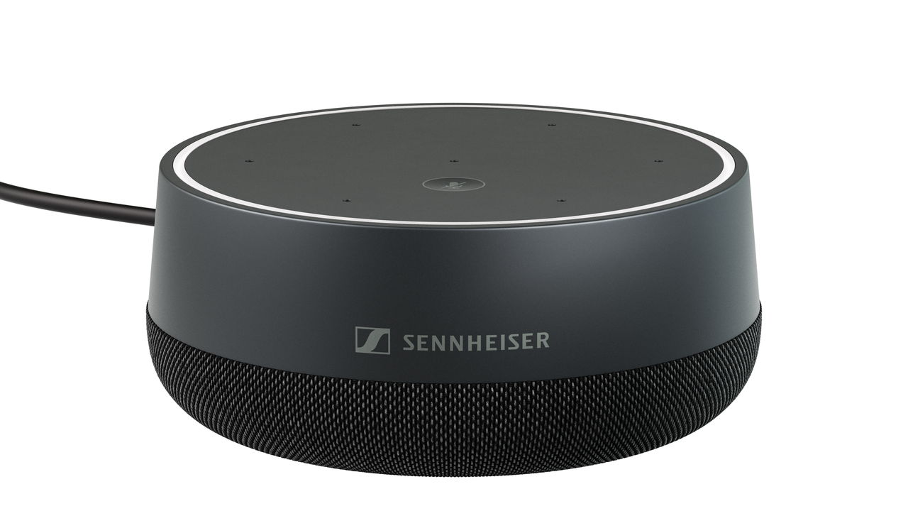 Le nouveau TeamConnect Intelligent Speaker de Sennheiser pour des réunions Microsoft Teams Rooms